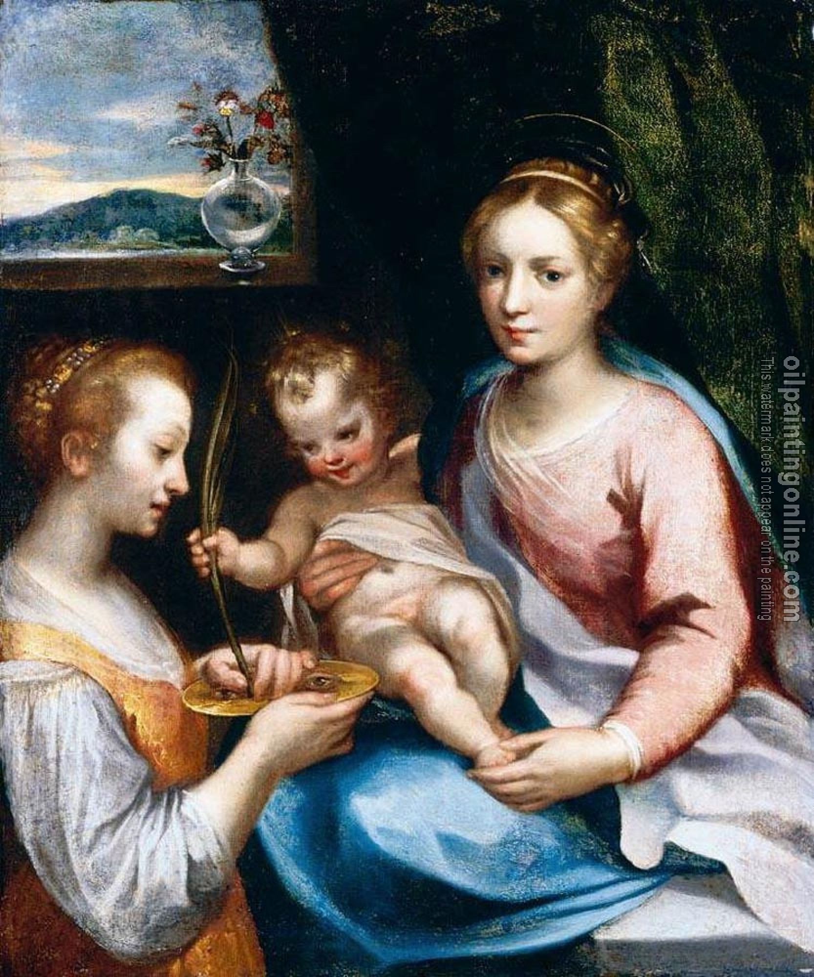 Vanni, Francesco - Madonna and Child with St Lucy